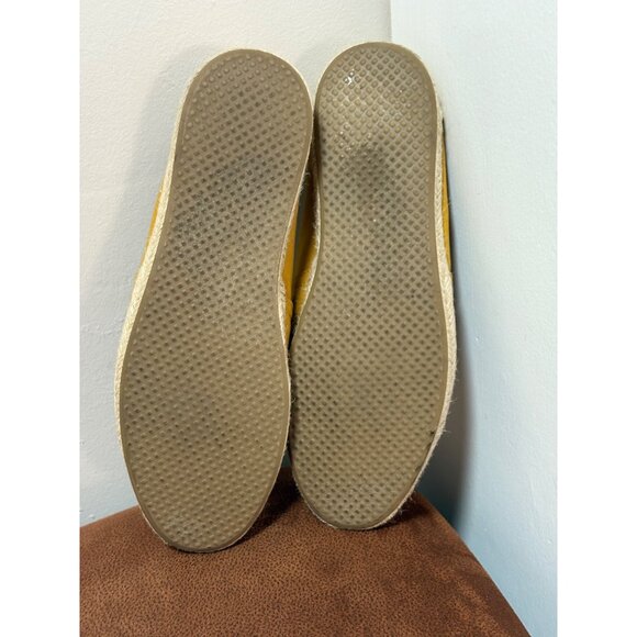 Toms Fruit Embroidery Mustard Color Classics Alpargatas Espadrille Flats 9.5 - Picture 8 of 8